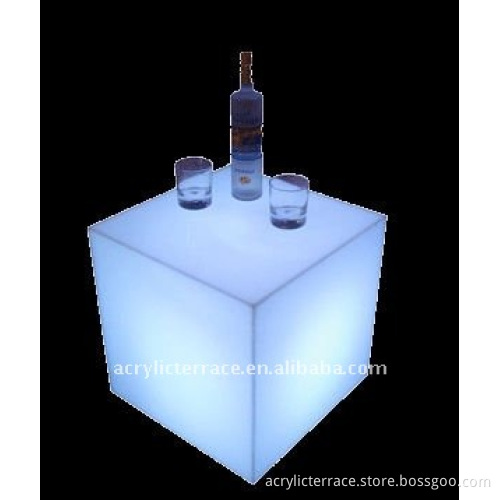 Modern Colorful Acrylic LED Table